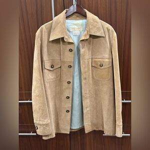 Vintage suede overshirt